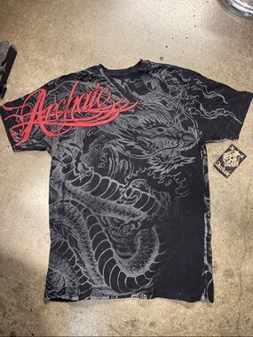 Archaic NWT T-shirt Wrap Around Design. Size XL from Zumies or Tillys